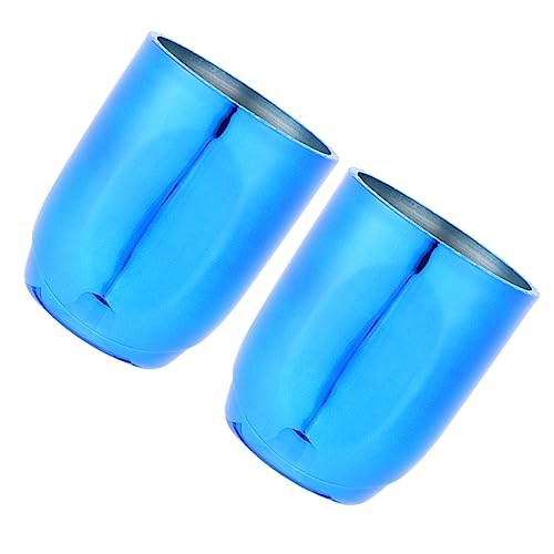 VICASKY 2St Würfelbecher Würfelstapelbecher Würfelspiel Tasse Tassen plastiktisch plastikenten plastikgläser Ludo brettspiel Zubehör für Barspiele professioneller ktv würfelhalter Blue von VICASKY