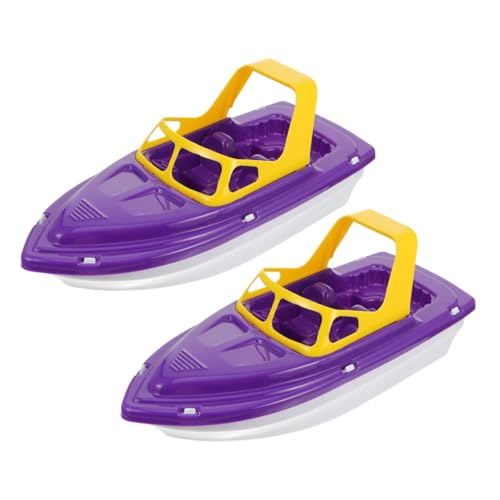 VICASKY 2St sandspielzeug strandspielzeug Badeboot Beach Toys for Badewannenspielzeug für Badespielzeug für Jungen Boot Badespielzeug Plastik Violett von VICASKY