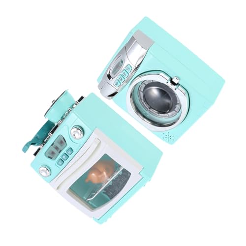 VICASKY 2pcs Miniature Washing Machine Oven Kids Pretend Play Miniature Appliances von VICASKY