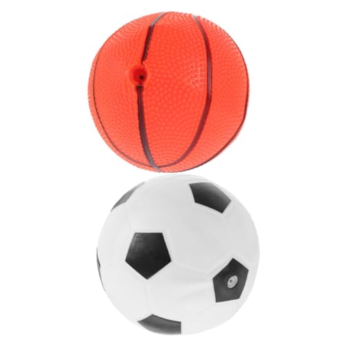 VICASKY Basketball Kinder 2st Aufblasbares Ballspielzeug Bälle Für Kinder Pädagogischer Springender Ball Spielplatzbälle Bälle Kicken Kugelspielzeug Flummi Kickball-Ball Sprungball Für Zu Hause PVC von VICASKY