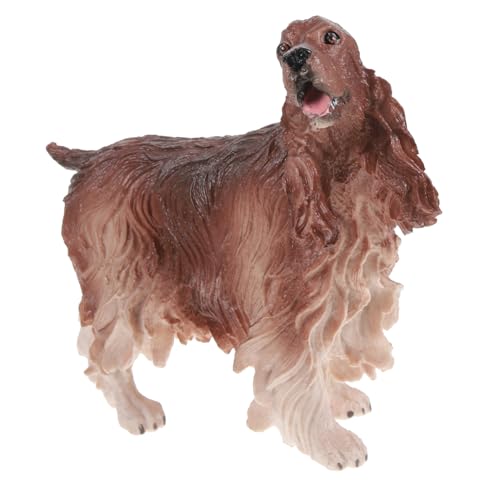 VICASKY 2st Cocker Spaniel-Modell Lebensechter Hund Simulationshundefigur Hundespielzeug Simulationshundestatue Kleine Hundefiguren Spielset Mit Tierspielzeug Hunde-sammelfigur Plastik von VICASKY