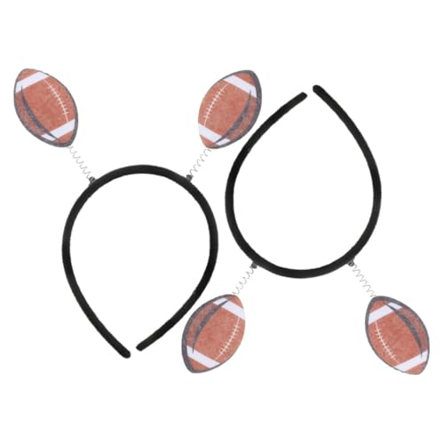 VICASKY 2 Stücke Frauen Fußball Stirnband Sport Party Zubehör Set Unisex Haar Band Dekorative von VICASKY