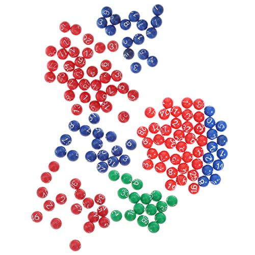 VICASKY 3 Packungen Ball Der Lotteriemaschine Clue-Escape-Spiel Elektronische Bingomaschine Mit Kugeln Elektrisch Mini-Pong-bälle Bloodborne-brettspiel Sphäre Partybälle Spielbälle Plastik von VICASKY