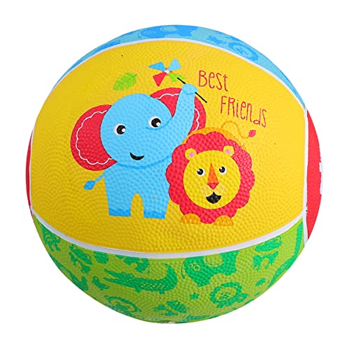 VICASKY 3 STK der Ball kinderball pufferball kleinkinderspielzeug Educational Toys Outdoor Toys Wasser Spielen buntes Ballspielzeug praktisches Ballspielzeug Basketball aus Gummi Yellow von VICASKY