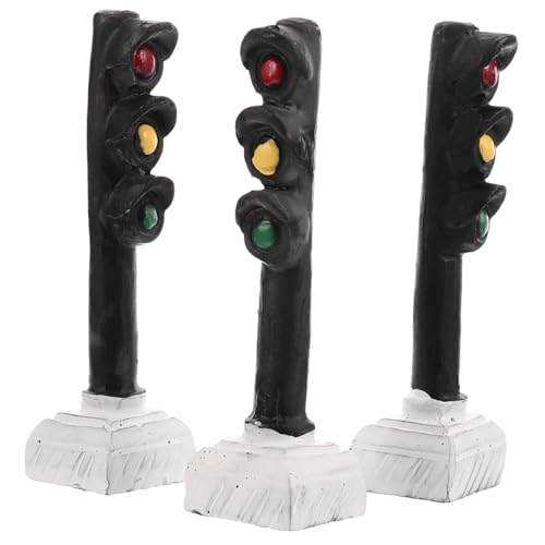 VICASKY 3 STÜCKE Teiliges Resin Verkehrsampel Dekorationsset Miniatur Verkehrslicht für Schreibtisch Ornament Langlebig Kreativ für Verkehrsthema Fans VICASKY 3 STÜCKE Teiliges Resin Verkehrsampel Dekorationsset Miniatur Verkehrslicht für Schreibtisch Ornament Langlebig Kreativ für Verkehrsthema Fans von VICASKY