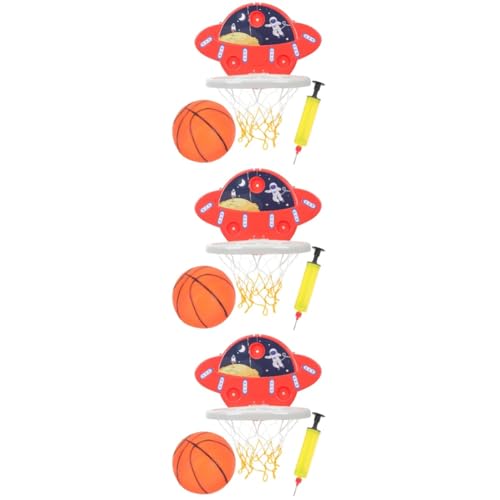 VICASKY 3 Sätze Basketballständer Indoor-basketballkorb Für Kinder Basketballkorb Im Freien Basketballkorb An Der Wand Indoor-basketballrahmen Mini-basketballkorb Basketballbrett Plastik von VICASKY