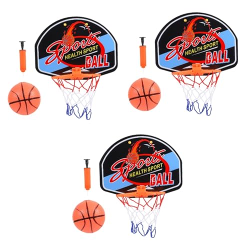 VICASKY 3 Sätze Basketballständer für Kinder Kinderbasketball Basketbälle für Kinder basketballspiel für Kinder Basketballspielzeug für Kindergarten Basketballkorb für Kinder Spielzeuge pp von VICASKY