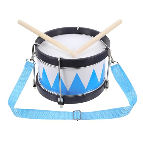 VICASKY 3 Sätze Kleine Trommel Lernspielzeug Für Kinder Musikalisches Spielzeug Schlagzeug Lernspielzeug Für Babys Instrument Percussion-Snare-Drum Trommel Kinderspielzeug Blue Holz von VICASKY