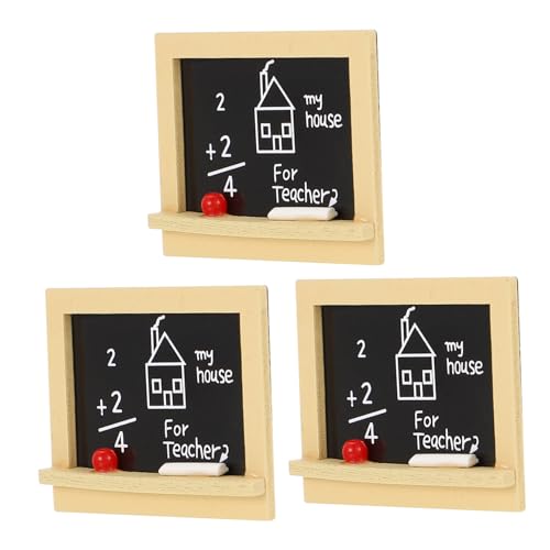 VICASKY 3 Sätze Puppenhaus Zubehör Detailgetreue Miniaturmöbel mit Kreide Dekorative Mini Haus Szene für Kreative Wohnraumgestaltung VICASKY 3 Sätze Puppenhaus Zubehör Detailgetreue Miniaturmöbel mit Kreide Dekorative Mini Haus Szene für Kreative Wohnraumgestaltung von VICASKY