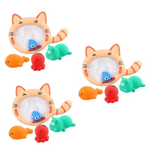 VICASKY 3 Sätze Wasserspielzeug für Kinder kindergeschenke Spielzeug Babys cat Toy Kidcraft-Spielset Spielzeug für Angelbecken Kinder Badezimmer Spielzeug Badespielzeug Plastik von VICASKY