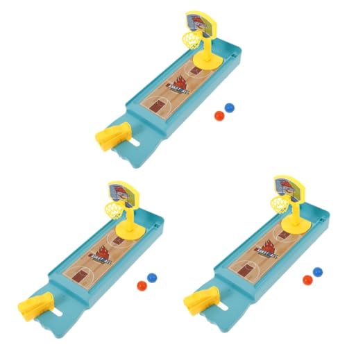 VICASKY 3 Sets Kinder Brettspiel Spielzeug Kickertisch Desktop Bowling Tisch Mini Basketballspiel Bürospiele Sport Arca De Desktop Spielzeug Mini Sporttisch Spielzeug von VICASKY