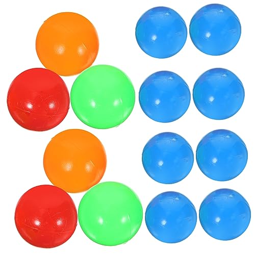 VICASKY 3 Stück 120 Stück Wildbohnen Spielzeugkugeln für Kinder Ersatzkugeln für Spielzeug Plastikkugeln für Spielsets Mini-Spielzeug passende Spielperle Ersatzbälle Bohnen Perle von VICASKY