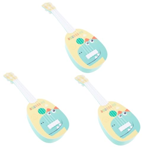 VICASKY 3 Stück Kinder Ukulele Krippenspielzeug Für Kinder Kleinkinder Spielzeug Kinderspielzeug Für Mädchen Tenor Ukulele Gitarreninstrument Sopran Ukulele Für Anfänger von VICASKY