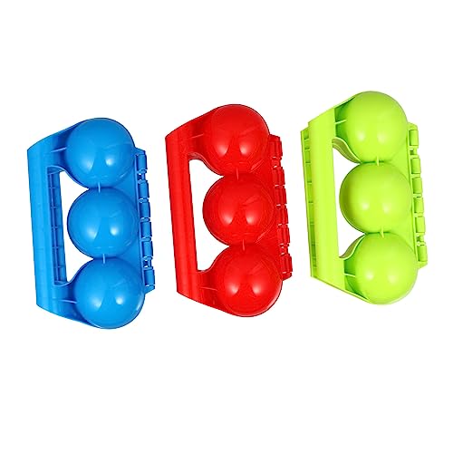 VICASKY 3 Stück Schneeball Clip Sandball Clip Schneeball Maker Winter Spaß Spielzeug Schneeball Form Schneeball Form Schneeball Klemme Sandball Maker Schneeball Form Schneeball von VICASKY