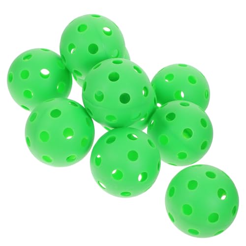 VICASKY 30 STK Baseball-übungsball Lochball Kinderspielzeug Kinderaccessoire Bälle Im Freien Ballspielzeug Für Den Haushalt Puzzle-Spielzeug Lernspielzeug Spielzeugball Eva Light Green von VICASKY