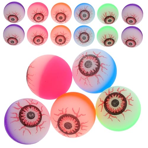 VICASKY 30 STK Hüpfbälle Für Halloween Halloween-partyzubehör Halloween Bouncy Explodierende Augen Augäpfel Mit Blutunterlaufenen Augen Halloween-hüpfbälle Halloween-partygeschenke Ballon von VICASKY