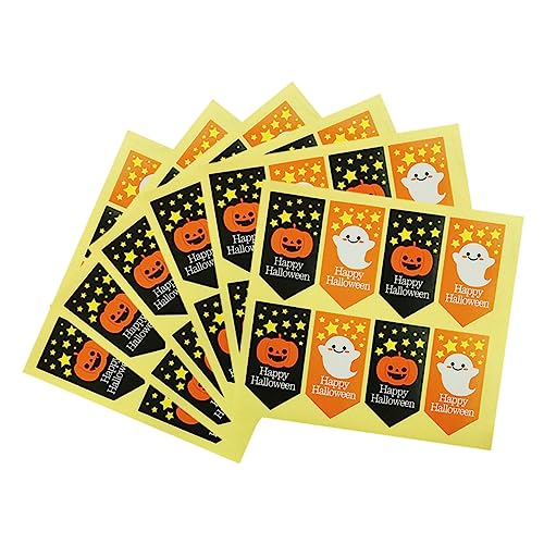 VICASKY 30St Halloween-Aufkleber Siegeletikett Halloween-Umschlagsiegel Dekor Halloween Halloween assecoires Festival-Taschenverpackungsaufkleber Halloween-Cartoon-Aufkleber von VICASKY