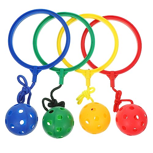 VICASKY 32 STK Springball mit Seil Springseil für Fitness hüpfen Knöchelspielzeug Indoor-Schaukel für Kinder fitnessgeräte flummies f�r Kinder Fitness-Ausrüstung Single-Foot-Shot-Ball von VICASKY