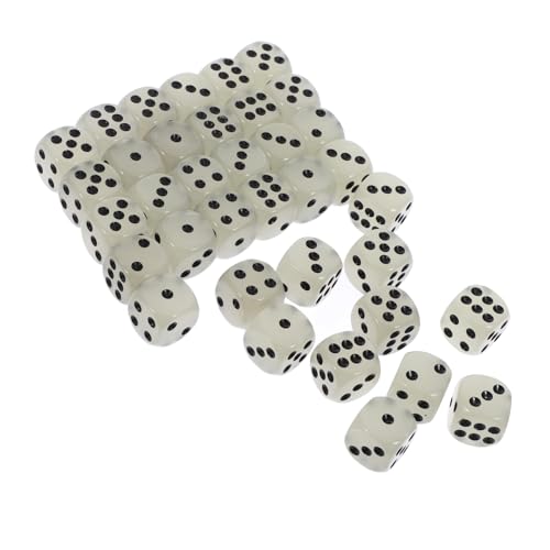 VICASKY 36St leuchtende Würfel Tischspiel Würfel Spielen lustiges Würfelspielzeug einzigartige Würfel Brettspielwürfel leuchtspielzeug glowingtoy dice Set sechsseitige Würfel Acryl Würfel von VICASKY