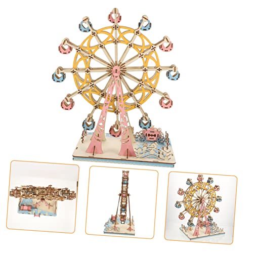 VICASKY Rätsel 3D Puzzle Ferris Wheel Modell DIY Bastelset Für Und Kreatives Für Modellbau Und Puzzleliebhaber Perfektes Zum Geburtstag Bausatz von VICASKY