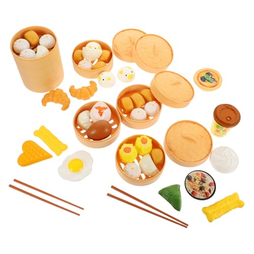 VICASKY 3Er Dampfbrötchen Set Zappelspielzeug Babyspielzeug Sensorikspielzeug Kleinkinderspielzeug Kochgeschirr Kinderspielzeug Sensorikspiel Kinderküche Spielküche von VICASKY