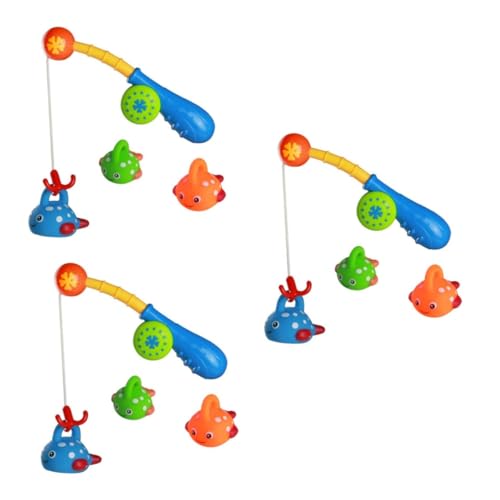 VICASKY 3St Angelspiele Spielzeug badewannenspielzeug Fishing Game for wasserspielzeug Kleinkinder Kinderspielzeug Spielzeuge Lustiges Spielzeug für die Badewanne Badespielzeug Angeln von VICASKY