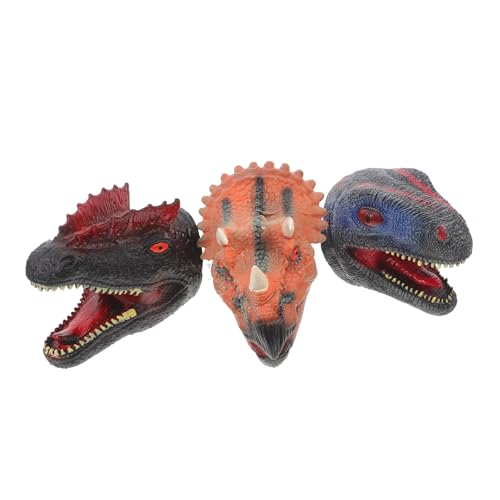 VICASKY 3St Dinosaurier-Handpuppenspielzeug Tierpuppen Dinosaurier-Spielzeug Handpuppen Spielzeug Dinosaurier Handpuppen Rollenspiel Handpuppe Geschichtenerzählendes Handpuppenspielzeug von VICASKY