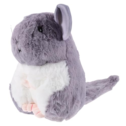 VICASKY 3St Hamster Puppe Plüschtierspielzeug Tiere Plüschpuppenspielzeug weiche Tierpuppen Hamster Kuscheltier Hamster stofftier Chinchilla-Stofftier Hamster pp Baumwolle Grey von VICASKY