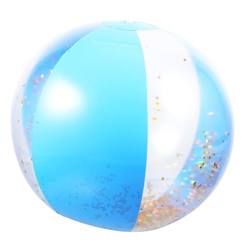 VICASKY 3St glitzernder Wasserball Fußballspielzeug Strandspielzeug für Kinder pufferball sommerspielzeug Strandbälle aufblasbares kinderbecken Wasser aufblasbarer Ball Pool-Party gefallen von VICASKY