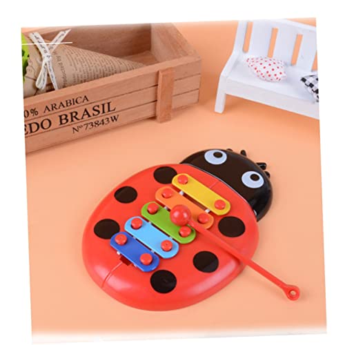 VICASKY 3St musikalische spielzeuge für Babies musikspielzeug Musical Instrument Toy Musikinstrument für Kinder Musikalisches Klopfspielzeug Hand klopft Klavier rot von VICASKY