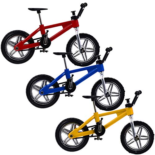 VICASKY 3er Set Miniatur Finger Mountainbike Modelle Mini Alloy Bikes Und Dekorative Finger Bikes Für Sammler Und Als von VICASKY