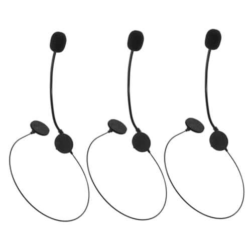 VICASKY 3st Gefälschte Kopfhörer-Requisiten Gefälschte Mikrofonstütze Kopfhörer-Gaming Gefälschtes Mikrofon-Headset Stellen Sie Sich Vor, Sie EIN Headset Rosa Headset Black Plastik von VICASKY