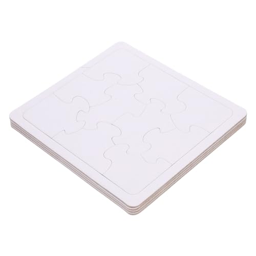 VICASKY 4 Blatt Kinder Puzzlespielzeug DIY Zubehör DIY Bastelbedarf Leeres Puzzle Bastelbedarf Zeichnungspuzzle Bastel DIY Rohlinge Bastelmaterial DIY Bastelbedarf von VICASKY