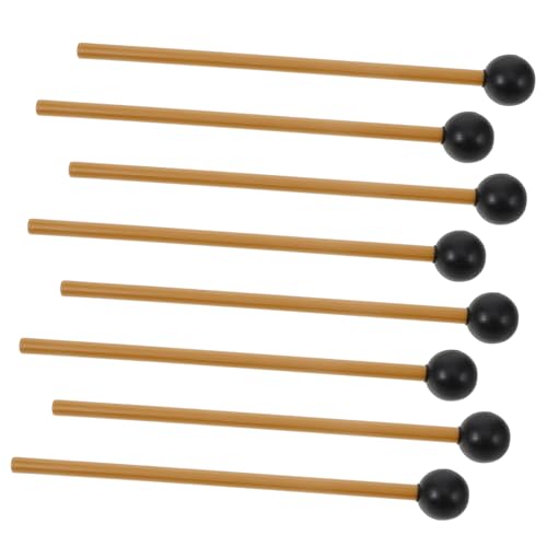 VICASKY 4 Paar Marimba Mallet Performance Drumstick Percussion Mallet Xylophon Drumstick Tongue Drum Mallet Drumsticks Xylophone Stage Drumstick Percussion Instrument Supply von VICASKY