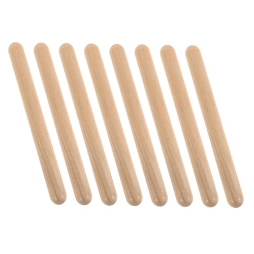 VICASKY Musik-Sticks-Spielzeug: 4er-Pack Rhythmus-Sticks Aus Natürlichem Holz Für Die Musikalische Ausbildung Im Vorschulalter von VICASKY