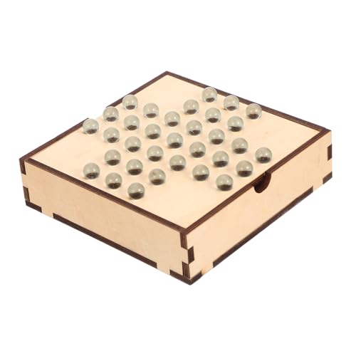 VICASKY 4 Sätze Einzelnes Edles Schach Spielzeug Für Kinder Tragbares Schachbrett Trainer Spielzeuge Puzzle-Spielzeug Chinesische Brettspiele Brettspiel Kinderspielzeug Holz von VICASKY