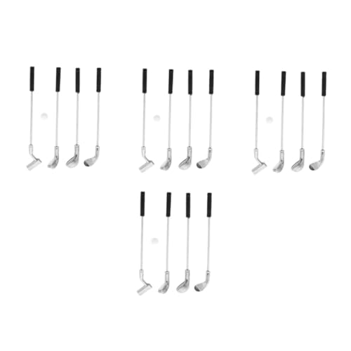 VICASKY 4 Sätze Miniatur Golfclubs mit Ball Modell Realistische Puppenhaus Zubehör Detailgetreue Mini Golf Spielzeuge für Miniatur Häuser für Golfspieler VICASKY 4 Sätze Miniatur Golfclubs mit Ball Modell Realistische Puppenhaus Zubehör Detailgetreue Mini Golf Spielzeuge für Miniatur Häuser für Golfspieler von VICASKY