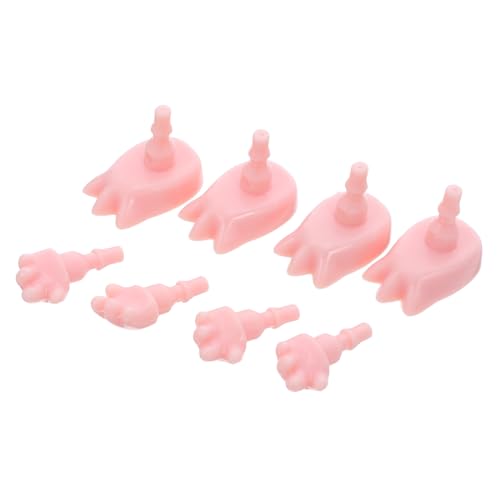 VICASKY 4 Sätze Miniatur Puppen Hände Füße Ersatzteile Kunststoff Gelenke für Puppenbau DIY Zubehör Kompatibel mit Sammlerstücken und Dekoration VICASKY 4 Sätze Miniatur Puppen Hände Füße Ersatzteile Kunststoff Gelenke für Puppenbau DIY Zubehör Kompatibel mit Sammlerstücken und Dekoration von VICASKY