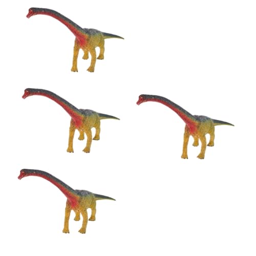 VICASKY 4 Stück Brachiosaurus-Simulationsmodell Dinosaurierspielzeug für Kinder Dinosaurierfigur für die Dekoration Dinosaur Toys Dinosaur Spielzeug Dinosauriermodell für Spiel Plastik von VICASKY