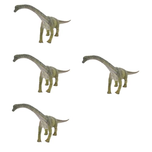 VICASKY 4 Stück Brachiosaurus-simulationsmodell Dekorative Dinosaurierstatue Dekoratives Dinosaurierspielzeug Dinosaurierfigur Für Die Dekoration Dinosaurier-dekore Spielen Plastik von VICASKY