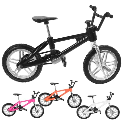 VICASKY 4 Stück Mini-Fahrrad Finger-Mountainbike-Modell Simulationsrad Miniatur Fahrrad Finger Bike Fahrradspielzeug Mini Fahrrad Spielzeug Fahrradmodell Spielzeug Fahrradmodelle Legierung von VICASKY