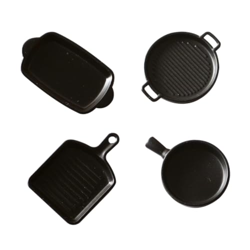VICASKY 4 Stück Miniatur Backblech Teilig aus Miniatur Steakplatte für Puppenhaus Glatte Oberfläche Langlebig Zufällige Farben Küchenzubehör und Geschenkidee Zufällige VICASKY 4 Stück Miniatur Backblech Teilig aus Miniatur Steakplatte für Puppenhaus Glatte Oberfläche Langlebig Zufällige Farben Küchenzubehör und Geschenkidee Zufällige von VICASKY