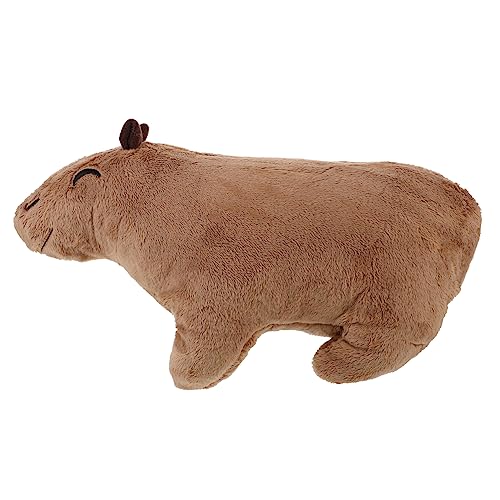 VICASKY 4 Stück Plüsch-Capybara-Puppe Bett Plüschtier Plüsch-meerschweinchen-Puppe Vakuum-Spielzeug Schönes Kinderspielzeug Plüschtiere Capybara Plüschtier Light Brown Pp Baumwolle von VICASKY