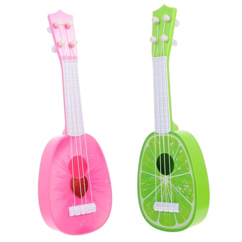 VICASKY 4 Stück Saiten Mini-Gitarre Ukulele-Spielzeug Gitarrenspielzeug Für Kinder Simulation des Spielens Von Musikinstrumenten Kleinkind Gitarre Gitarrenlernspielzeug Spielzeuge Plastik von VICASKY