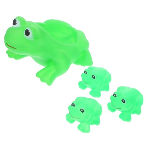 VICASKY Frosch Badewannenspielzeug für Kinder 4 Stück Weiche Oberfläche Frei für Dusche und Badewanne Fördert Kreativität und Interaktion VICASKY Frosch Badewannenspielzeug für Kinder 4 Stück Weiche Oberfläche Frei für Dusche und Badewanne Fördert Kreativität und Interaktion von VICASKY