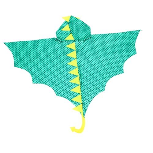 VICASKY 4 Stück Umhang mit Dinosaurier-Kapuze Dino-Verkleidung Drachen-Umhang für Kleinkinder kinderkostüme Halloween kinderkostum Halloween dekorativer Umhang Kinderaccessoire Stricken von VICASKY