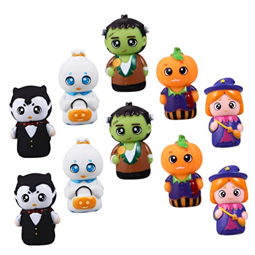 VICASKY 40 STK Halloween-fingerpuppen Kidcraft-spielset Kinder Handpuppe Spielzeug Fingerspielzeug Spielzeug Zum Geschichtenerzählen Interaktives Eltern-Kind-Spielzeug Marionette PVC von VICASKY