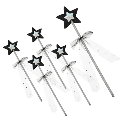 VICASKY 40 STK Zauberstab Kinderspielzeug Cosplay-fee-zauberstäbe Kreativer Feenstab Kinderfeenstock Sternenfee-Sticks Feenstab Für Halloween Halloween-Cosplay-stütze Zubehör Abs Polyester von VICASKY