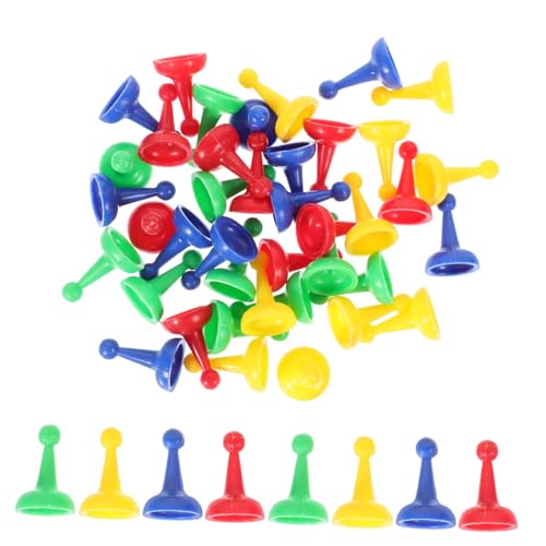 VICASKY 40 Stück Stück Spielsteine brettspiele kinderbrettspiel Board Game Chess Pieces Gry planszowe Schachbrett Schachspiele Spielmarken Zubehör für Brettspiele Plastik von VICASKY