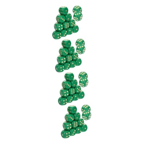 VICASKY 48 STK Würfel Spielzeug настольные игры spielwaren Toy Party Decoration st. Patrick's Day st. Patrick Day Zubehör st. Patrick Dekoration st. Patrick Partygeschenke Holz Green von VICASKY